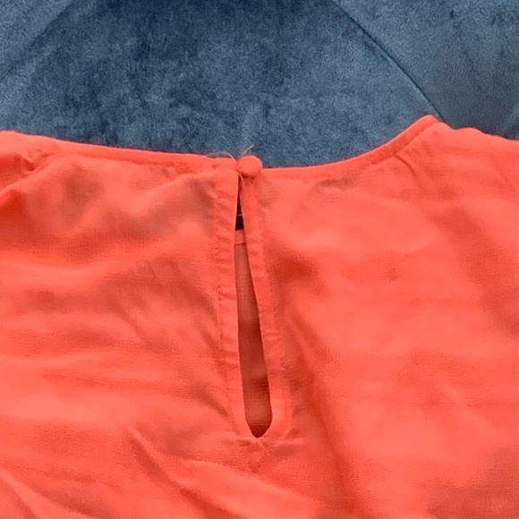 Highline Collective Coral Ruffle Peasant Top - Picture 5 of 5